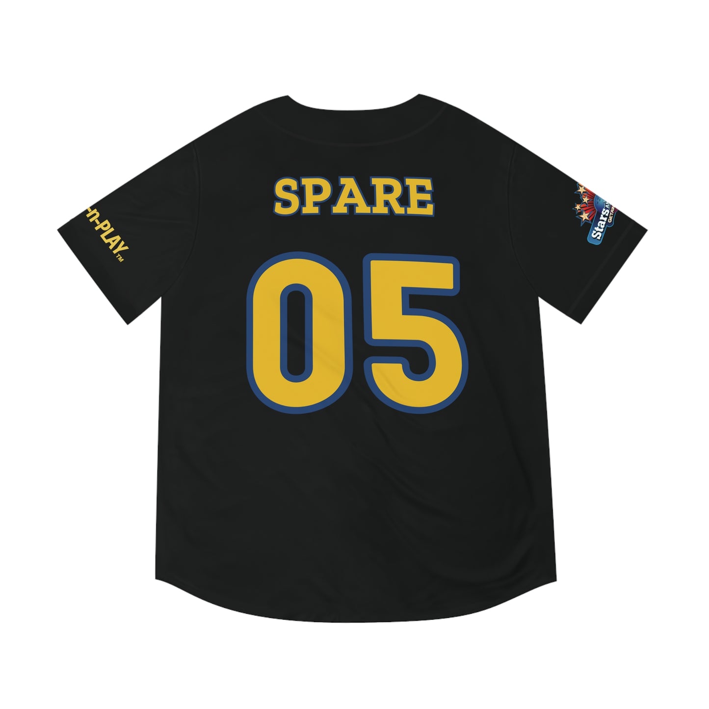 BLACK SPARE BASEBALL JERSEY (TM UNIFORM)